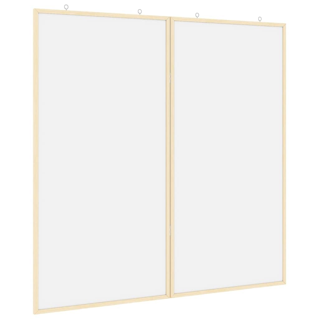 Generisch Info-Tafel Weiß 80 x 80 x 1,4 cm Massivholz Kiefer,Andere,Bürobedarf,Präsentationsbedarf,Ausstellungstafeln,Pinnwände-42015927