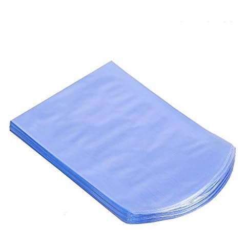 200 Pcs Shrink Wrap Bags Round Clear Heat Seal Bag for DIY Crafts and Gift Packing Cover
