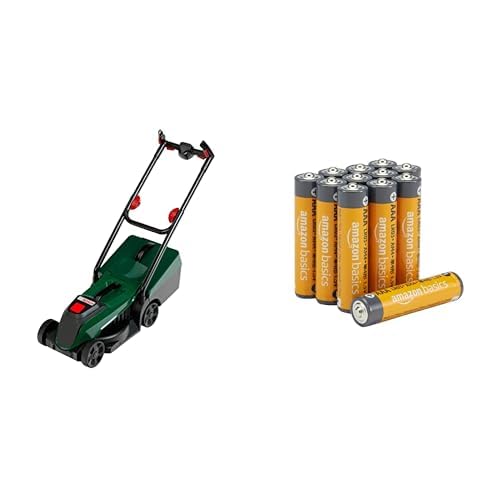 Theo Klein Bosch Cortacésped Rotak, luz/Sonido, 3+ años, & Pilas AAA Alcalinas Amazon Basics 12 Unidades, 10 años