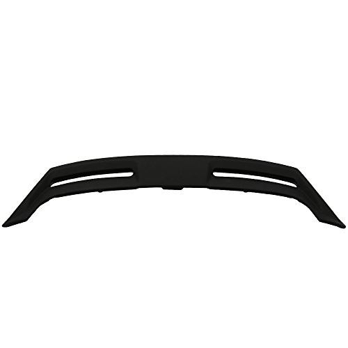 Roof Spoiler Compatible with 2012-2018 Ford Focus, Factory Style Unpainted Black ABS Rear Wind Spoiler Wing by IKON MOTORSPORTS, 2013 2014 2015 2016 2017
