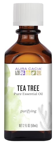 Aceite esencial de árbol de té Aura Cacia 2 oz miniatura 1