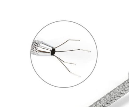 Body Pierecing Ball Grabber, 4 Prongs Bead Grabber Holder, Piercing Ball Grabber Tool for Grab Small Bead Jewelry Making (Black, Small) - Image 2