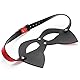SUPKTHDY Fetisch Bondage Maske, BDSM Maske, Katzenmaske Damen Cat Maske SM Augenmaske Erotik Augenbinde Unisex Sexmaske Sex Toys Cosplay Maske Fesseln Sexspielzeug für Paare