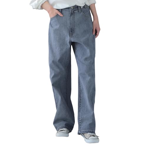 [ HUG.U ] ���C�h�p���c ���f�B�[�X �f�j�� �W�[���Y �y�V���o�f�j���p���c�z �X�g���[�g �傫���T�C�Y �t �� �H �~ [ ���[�Y�h�u���[ M�T�C�Y �g�[���� ] jp144BUM