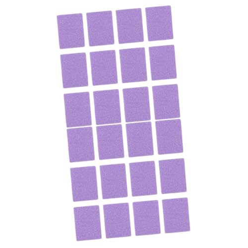 AUTSUPPL 80個 両面研磨工具 研磨ブロック ディップパウダー用ネイルバッファー キット・デ・マニキュラ ネイルファイルアートバッファー 爪緩衝ブロック 爪やすり 砂 紫の,purple