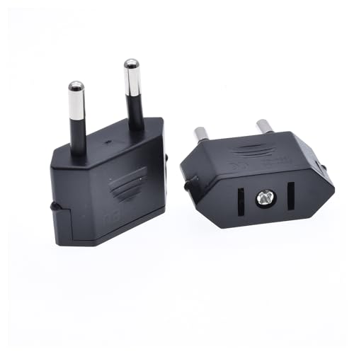 Adaptateur secteur convertisseur type C double prise ronde blanche 9629