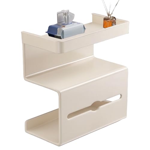 Portarrollos de Papel Higiénico con Estante | Soporte para Papel Higiénico Sin Taladros,Organizador Moderno para Baños Pequeños Apartamentos Caravanas y Espacios Comerciales