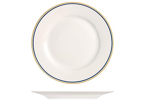 H&H Balmoral Servizio Tavola, 18 Piatti, New Bone China, Bianco