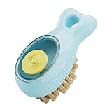 Cepillo de cocina, de agarre antideslizante, 9,6 x 5 x 4,5 cm, cepillo para platos, cepillos dispensadores de jabón, manejo fácil de usar, ideal para parrilla, horno, estufa