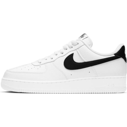 Image of Nike Air Force 1 Men's Sneakers, White Black, 7