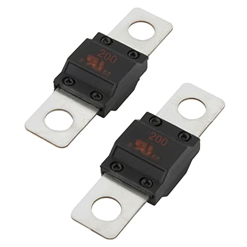 SeKi Midi 200A Amp High Current Fuse up to 32V DC - Car Truck Strip Fuse Pack of 2