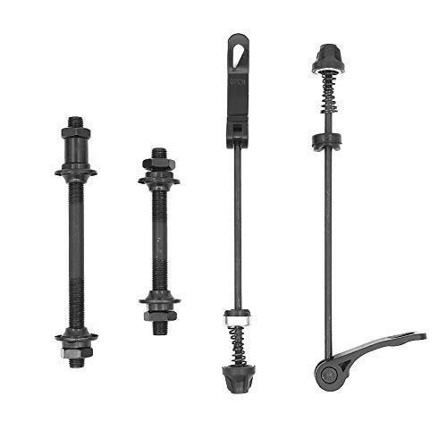 Ensemble de vélo à largage Rapide, moyeu de vélo 2pcs à dégagement Rapide et Arbre Creux pour vélo 2pcs Avant axe arrière Creux pour VTT Route vélo