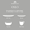 <b>Tower</b> Barbary & Oak Oslo 16 Piece Dinnerware Set - White & Powder Pink - Image 9