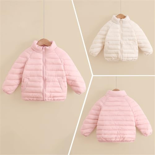 Moonker Boys Girls Quilted down Jackets Outdoor Windproof Lightweight Puffer Coats Zip up Hooded Winter Warm Outwear for Kids2