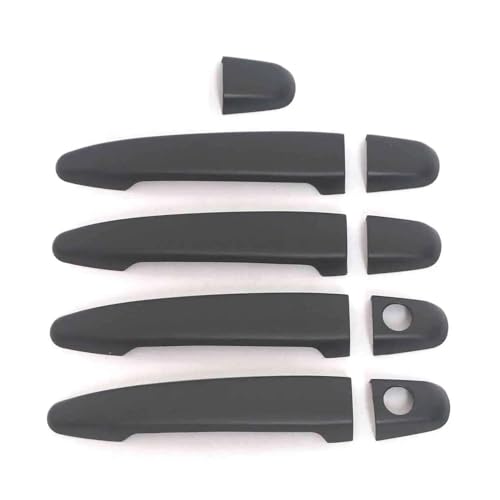 Manija de puerta exterior negra para Toyota Camry 2006-2011 con orificio inteligente