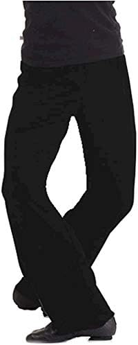B Dancewear Mens Jazz Pants for Dance Large Black Adult Sizes