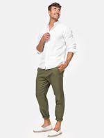 Indicode Herren Veneto Leinenhose aus Baumwolle und Leinen Stoffhose – Ansicht 3