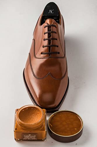 Image of Saphir Medaille d'Or Pommadier Cream 75ml - Natural Cream Leather Shoe Polish, Leather Conditioner for Boots, Handbags