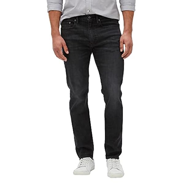 Gap Piedra Negra Suave V-Slim Jeans para Hombre