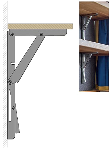Supports pliants EB-303 Roca Sugatsune inox 150 kg pour table rabattable
