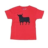 Camiseta Algodón Infantil Rojo - Toro - Osborne