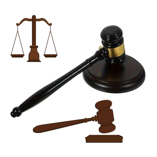 juge marteau,marteau d'enchères en bois,marteau de juge,Marteau de vente aux enchères en bois,Marteau de Vente aux Enchères,Convient aux avocats, juges, réunions de vente aux enchères, etc (noir)