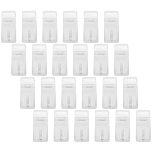 NAMOARLY Cerraduras Transparentes para Joyero, Cerrojos de Bisagra Resistentes, 24 Piezas, Pestillos Pequeños para Cajas y Gabinetes, Accesorios Seguros para Joyeros y Cajas