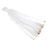 MAJORMENCH Bandes pour Couches Bébé 40 Pièces Boucle de Fixation Élastique Réglable, Attache Sécurisée pour Couches Lavables, Accessoires Puériculture Légers et Polyvalents Style Aléatoire