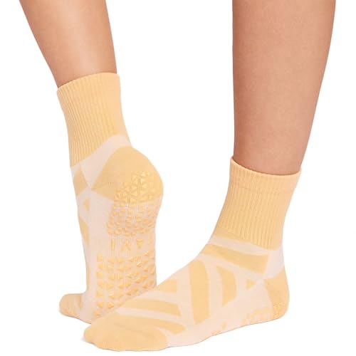 Image of TAVI Aria Pilates Socks - Grip Socks for Women with Non-Slip Grippy Sole and Arch Support, Wear for Yoga, Barre, Dance