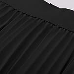 GRACE KARIN Women High Elastic Waist Pleated Chiffon Skirt Midi Swing A-line Skirts - Image 4