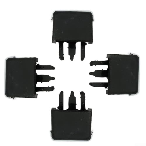 Yhenlovtt Juego de 4 clips de ajuste para rejilla de ventilación de coche, plástico negro, para reparación y reemplazo de aire acondicionado interior Toyota Corolla