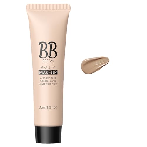 Winnrchan Natural Finish BB Cream Tinted Moisturizer For Women Oil Free Lightweight Hydrating Formula Daily Wear For All Skin Types Dark Nude One Size