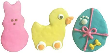 Tail Bangers 'Egg'stra Special Spring Dog Treat Assortment - 18 Premium, Handcrafted, All-Natural, Human Grade Dog Cookies - No Preservatives, Corn or Soy - Made in USA
