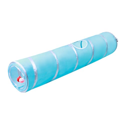 minkissy Cat Tunnel - 2 Way Tunnel Cat Play Tunnel Chinchilla Tubes for Kitten Puppy Rabbits Indoor Outdoor Use (120cm) - Image 2