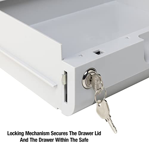 SentrySafe Locking Drawer for SFW082 and SFW123 Safes, Multi-Positional Shelf Accessory for 0.8 and 1.2 Cubic Feet Safes, 913