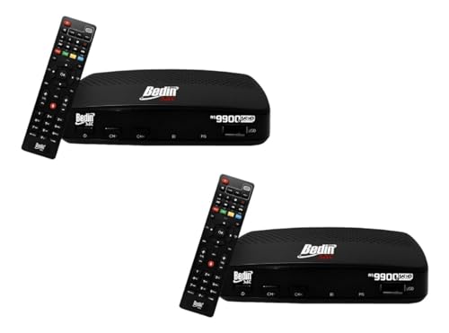 Kit 2 Receptor Digital Full Hd Bs9900s Banda C Ou Ku Bedin