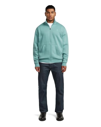 Veste G-Star Premium Core Track JKT en molleton bleu haut de gamme - 4