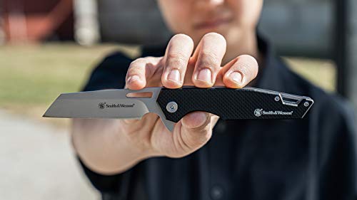 Smith & Wesson Sideburn faca dobrável de alto carbono de 18,4 cm S.S. Ultra Glide com lâmina de 3 po