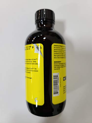 Jamaican Mango & Lime Black Castor Oil (Tea Tree) 4 oz.