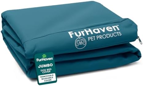 Furhaven Replacement Dog Bed Cover Water-Resistant Indoor/Outdoor...
