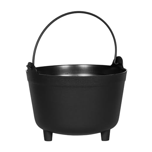 Novelty MFG 48128 Antique Kettle Planter, 12-Inch, Black