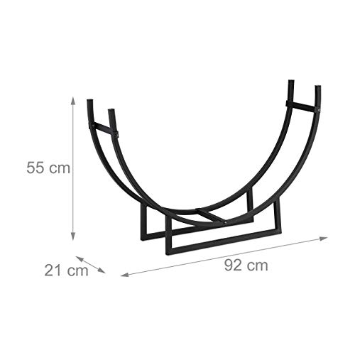 Relaxdays 10028771 Portalegna da Camino