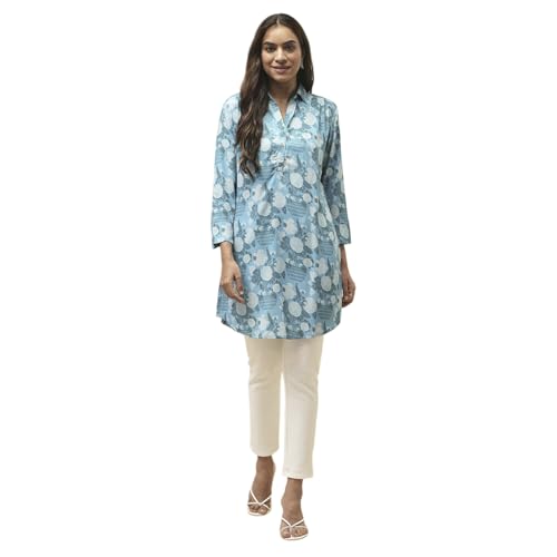Image of BIBA Women Rayon Straight Printed Kurta