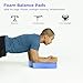 3-Piece Foam Balance Pads for Therapy, Exercise, Yoga, Pilates & Rehabilitation, Non-Slip Cushion for Balance Training