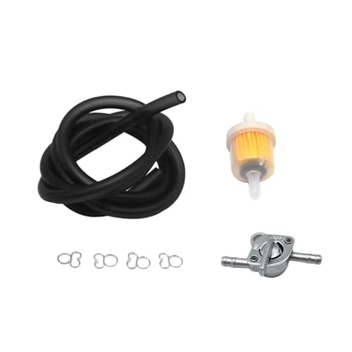 Manguera de gasolina de 1M con grifo universal 6mm para reparar motos de cross