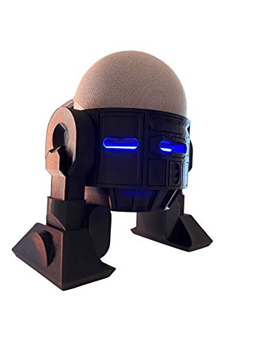 Suporte Base De Mesa Splin para Echo Dot 4 ou 5 Amazon modelo Robô Falante (preto)