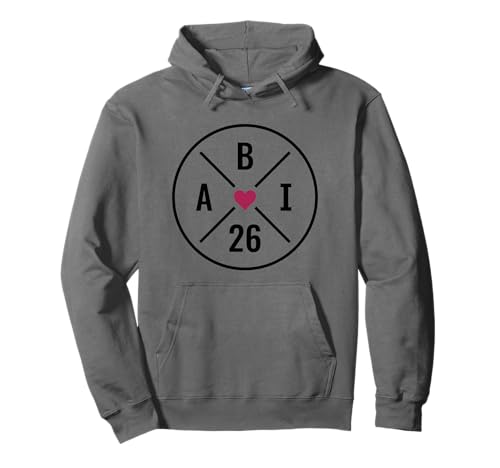 ABI 26 Herz Abschluss Gymnasium Schulabschluss Abitur 2026 Pullover Hoodie