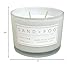 Sand + Fog Scented Candle - Tahitian Vanilla – Additional Scents and Sizes – 100% Cotton Lead-Free Wick - Luxury Air Freshening Jar Candles - Perfect Home Decor – 12oz