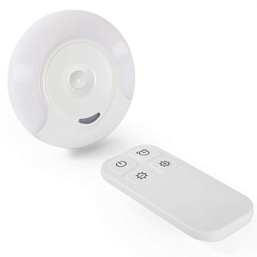 Plug-in Night Light with Remote Control, Dimmer and Timer, Baby Nursery Lamp for Kids, 10-Level Adjustable Brightness(1 Pack)