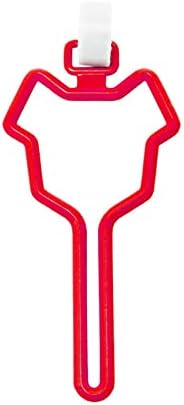ZSDFW Dog Poop Bag Holder Waste Bag Carrier Durable and Sturdy Dog Feces Bag Holder for Garbage Bag Dispenser Towing Rope Accessories,Red